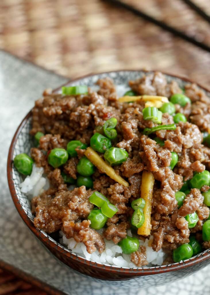 Cheater Korean Beef - this simple recipe comes together in minutes and is full of fantastic flavors. It's easier than ordering take-out, saves you the money, and tastes better too!