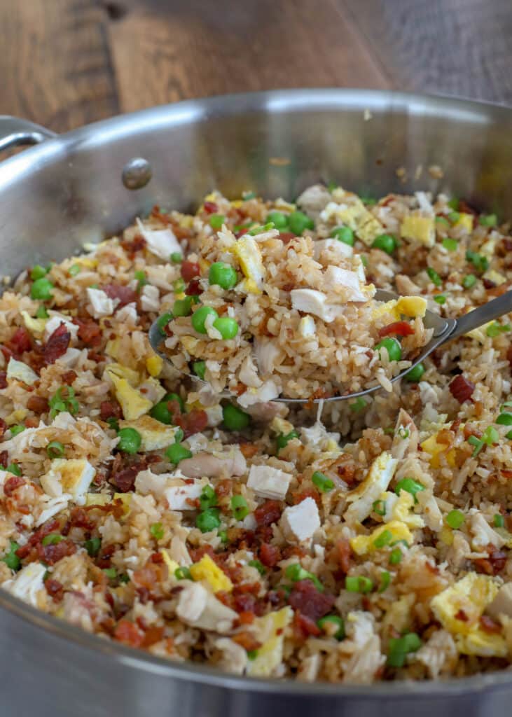 Absolutely Perfect Chicken and Bacon Fried Rice