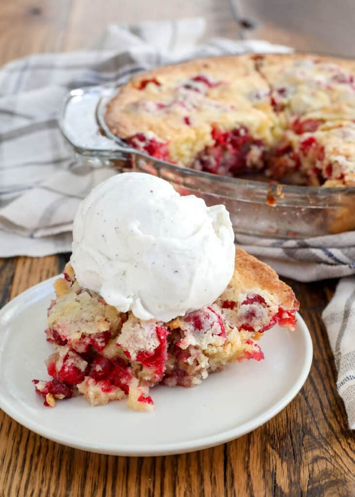 This Cranberry Pie is the reason I stash cranberries in the freezer! - get the recipe at barefeetinthekitchen.com