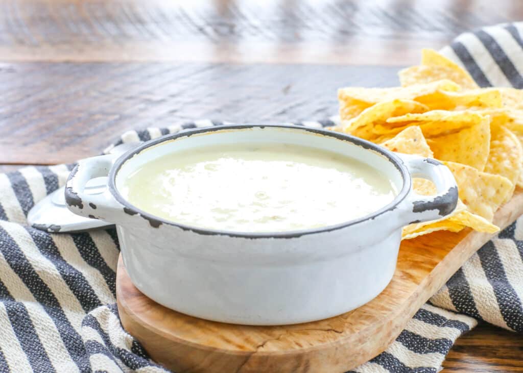 We love this restaurant style queso dip!